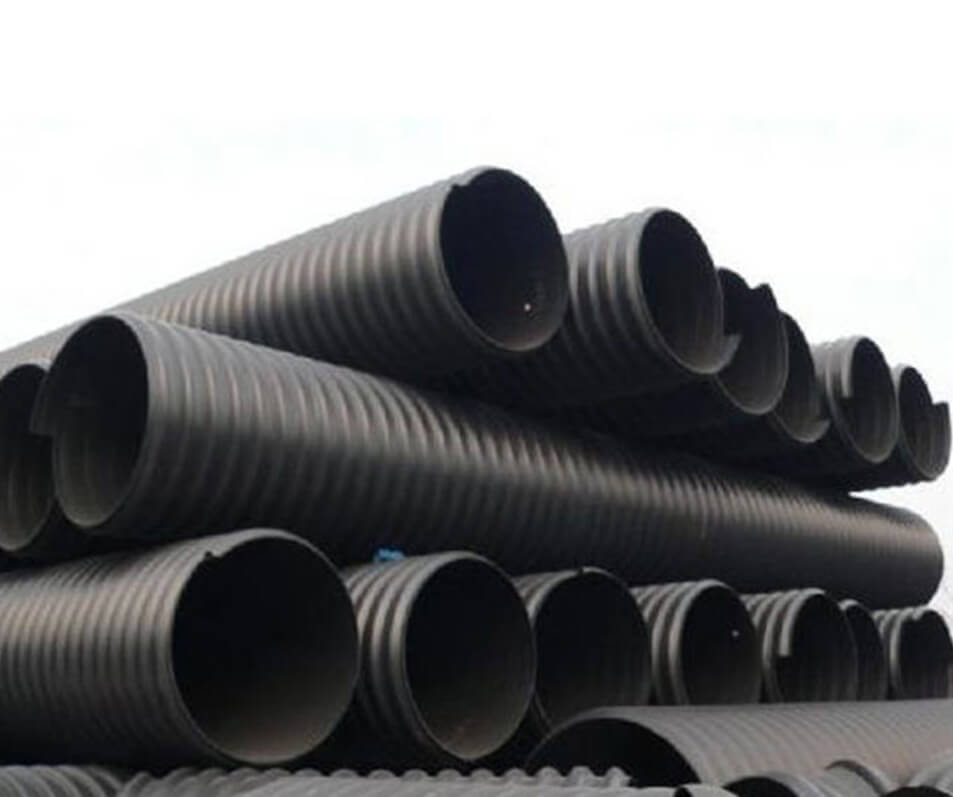 Steel Belt HDPE Double Wall Corrugated Pipe